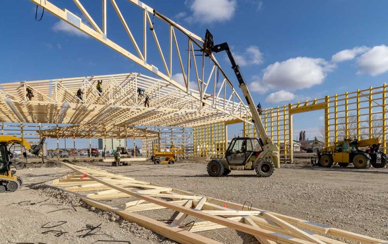 Explicación detallada da construción de gran tamaño