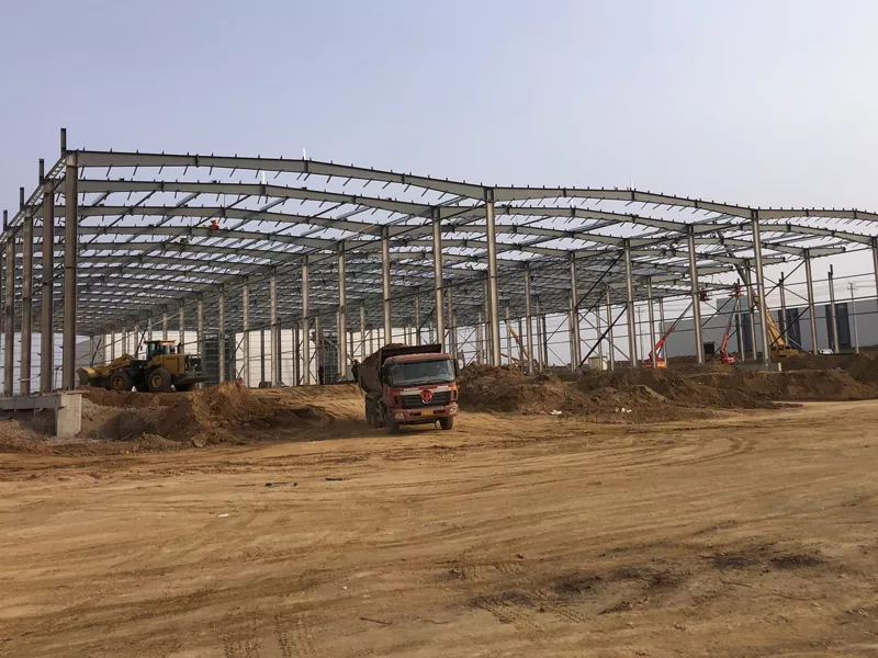 Edificio de almacén metálico prefabricado de aceiro