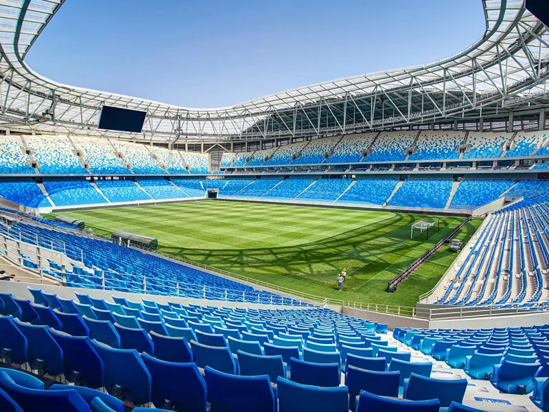 Estadio de fútbol de estrutura de aceiro